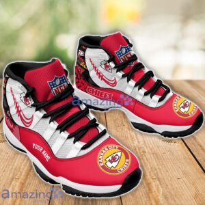 Kansas City Chiefs Air Jordan 11 Sneakers Custom Name Sport Team Shoes For Men And Women Product Photo 3