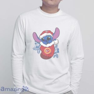 Kansas City Chiefs Christmas Stitch In The Sock Funny Christmas NFL T-Shirt - White Sweatshirt