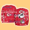 Kansas City Chiefs NFL Snoopy and Woodstock Cute Personalized Number Christmas Ugly Sweater New Gift Limited Edition