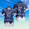 Kansas City Royals MLB  Snow Pine Christmas Tropical Hawaiian Shirt