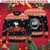 Kioti Tractor Snoopy Driving A Car Christmas 3D Sweater For Men Women