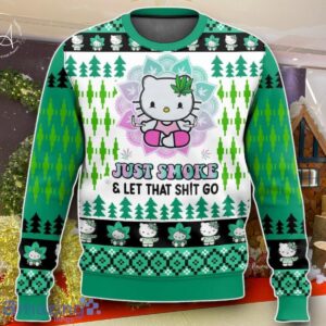 Kitty Smoke Funny Ugly Sweater Best Gift For Men And Women Product Photo 1
