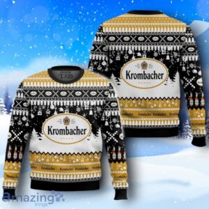 Krombacher German Beer Ugly Christmas Sweater New Design Product Photo 3