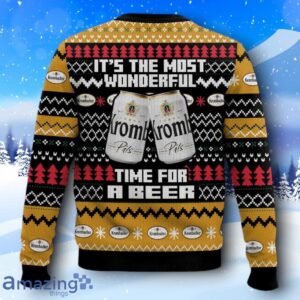 Krombacher It’s The Most Wonderful Time For A Beer Ugly Christmas Sweater New Design Product Photo 2
