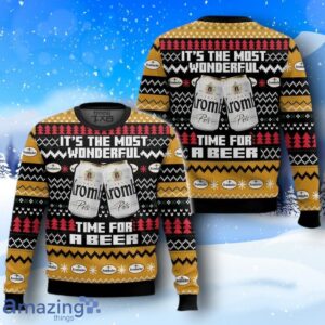 Krombacher It’s The Most Wonderful Time For A Beer Ugly Christmas Sweater New Design Product Photo 3