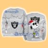 Las Vegas Raiders NFL Snoopy and Woodstock Cute Personalized Number Christmas Ugly Sweater New Gift Limited Edition