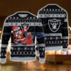 Las Vegas Raiders Santa Claus Dabbing Funny Ugly Christmas Sweater For Men And Women