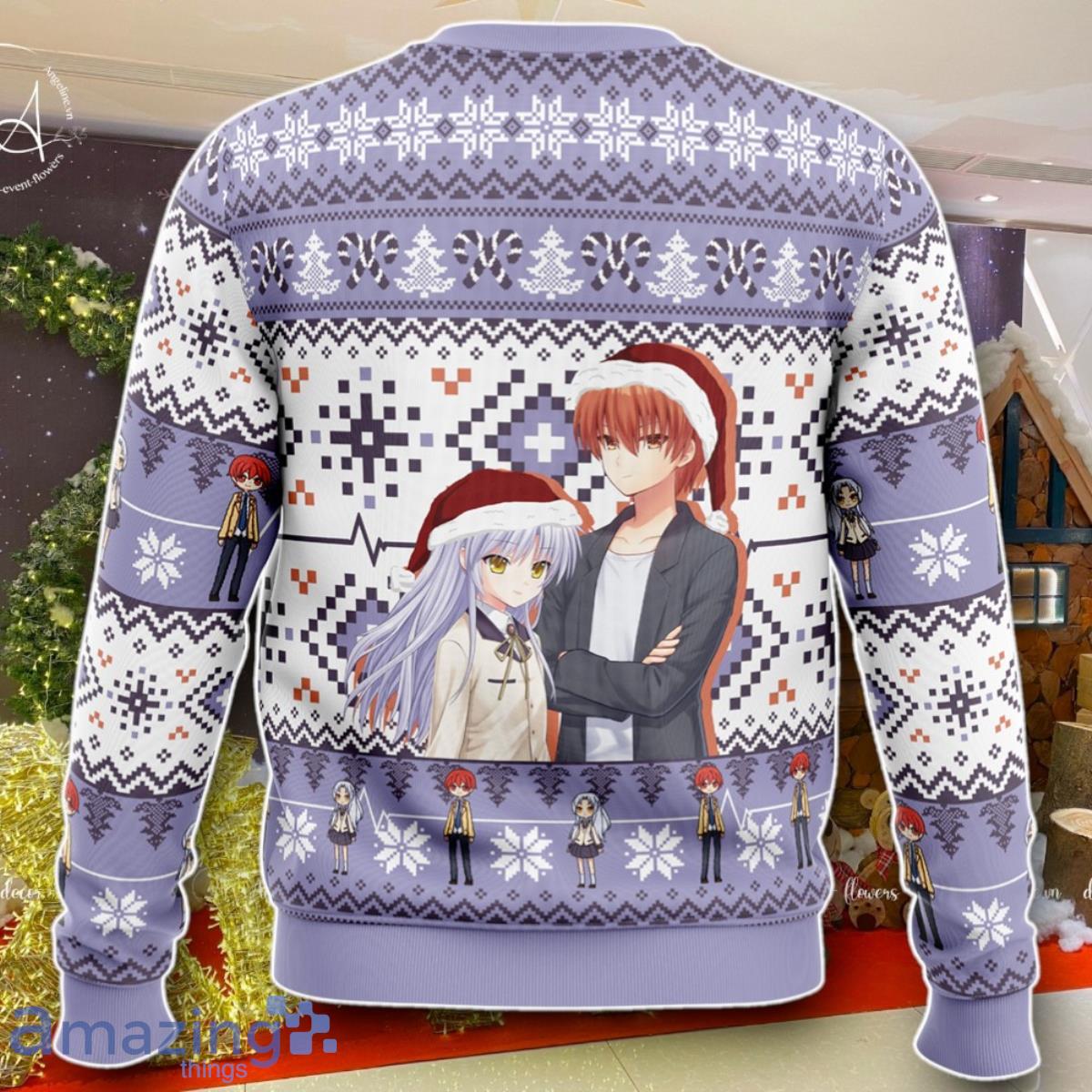 Last Christmas I Gave You My Heart Angel Beats Ugly Christmas Sweater Best Gift For Men And Women image Last Christmas I Gave You My Heart Angel Beats Ugly Christmas Sweater Best Gift For Men And Women Product Photo 2
