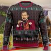 Laughing Leo DiCaprio Meme Ugly Christmas Sweater Best Gift For Men And Women