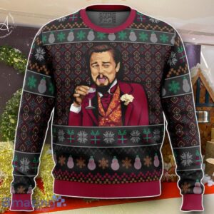 Laughing Leo DiCaprio Meme Ugly Christmas Sweater Best Gift For Men And Women Product Photo 1