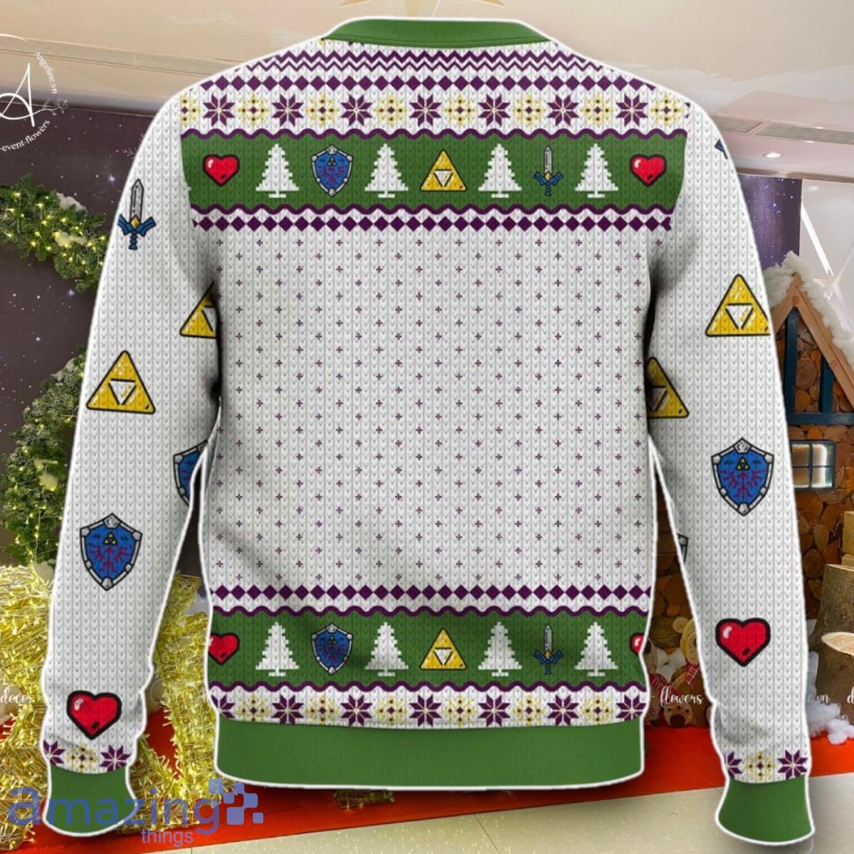 Legend Of Zelda Ugly Sweater Best Gift For Men And Women image Legend Of Zelda Ugly Sweater Best Gift For Men And Women Product Photo 2
