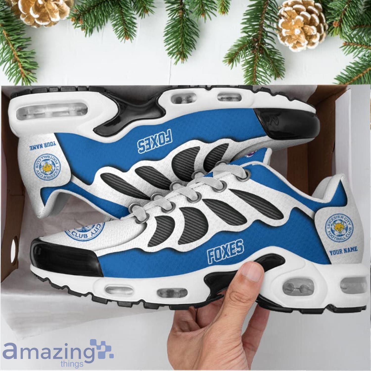 Leicester City Ultra Air Cushion Sports Shoes Custom Name For Men And Women TN Shoes Sneakers image Leicester City Ultra Air Cushion Sports Shoes Custom Name For Men And Women TN Shoes Sneakers Product Photo 2