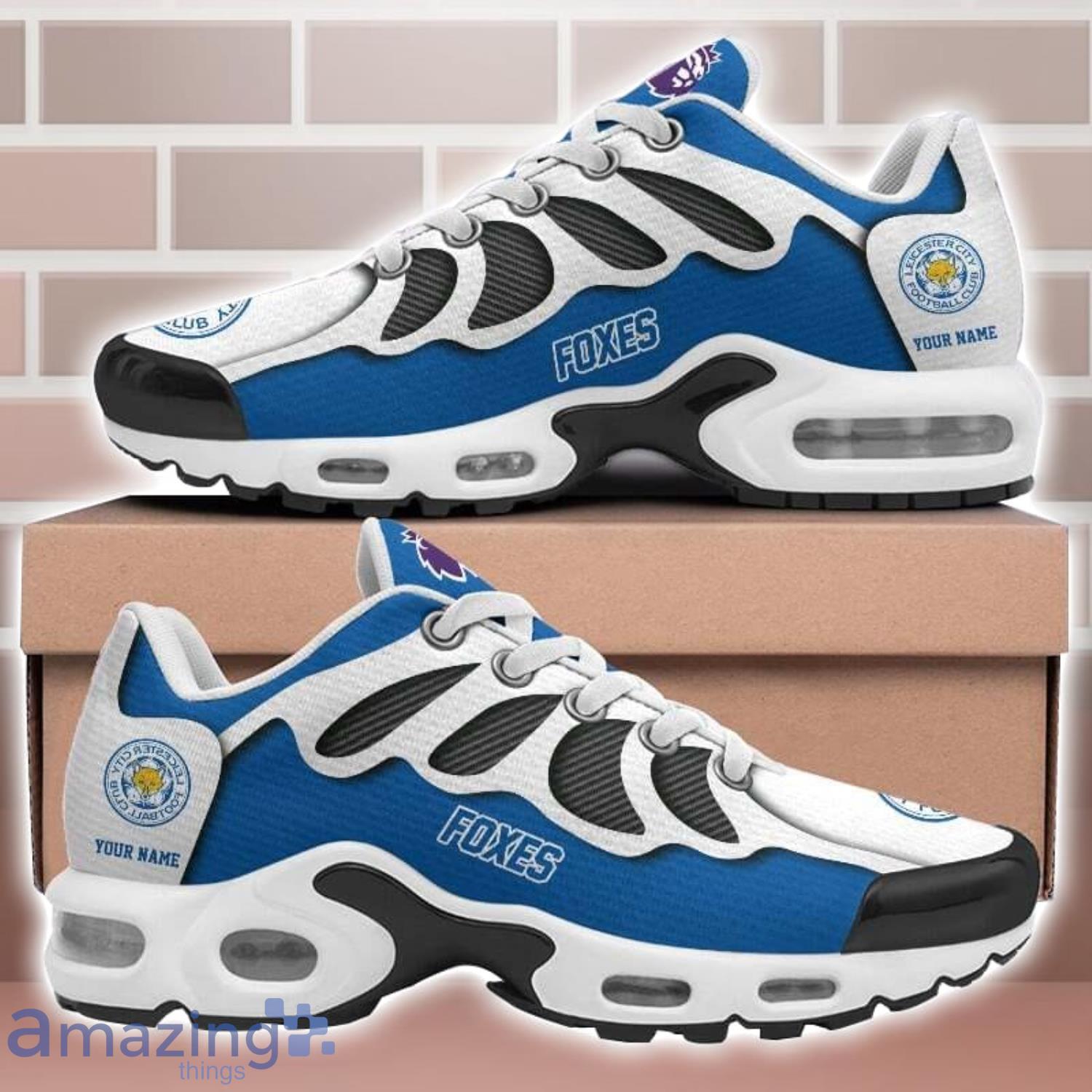 Leicester City Ultra Air Cushion Sports Shoes Custom Name For Men And Women TN Shoes Sneakers image Leicester City Ultra Air Cushion Sports Shoes Custom Name For Men And Women TN Shoes Sneakers Product Photo 1