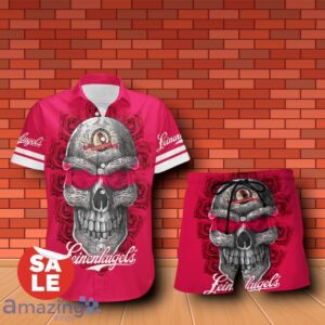 Leinenkugel's Sukull Rose 3D Hawaiian Shirt & Shorts For Men Women Product Photo 1