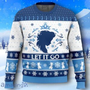 Let It Go Elsa Frozen Disney Ugly Christmas Sweater Product Photo 1