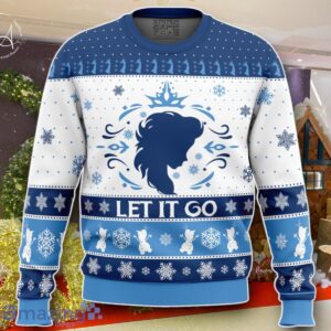 Let It Go Elsa Frozen Disney Ugly Christmas Sweater Best Gift For Men And Women Product Photo 1