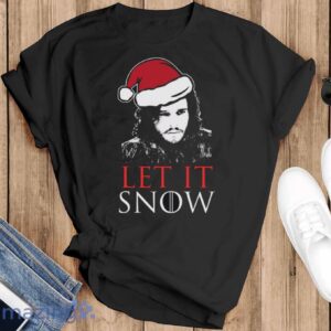 Let It Snow Christmas Shirt, Funny Christmas Holiday Shirt, Let it Snow Sign T shirt - Black T-Shirt
