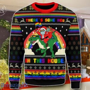 LGBT There’s Some Hos In This House Christmas Sweater Best Gift For Men And Women Product Photo 1