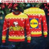 Lidl Snoopy Driving A Car Christmas 3D Sweater Gift Holidays