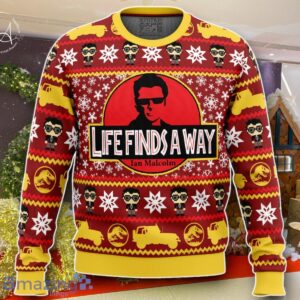 Life Finds A Way Jurassic Park Ugly Christmas Sweater Best Gift For Men And Women Product Photo 1