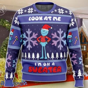 Look At Me Mr. Meeseeks Ugly Christmas Sweater Best Gift For Men And Women Product Photo 1