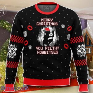 Lord Of The Rings Filthy Hobitses Ugly Christmas Sweater Best Gift For Men And Women Product Photo 1