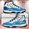 Los Angeles Chargers Air Jordan 11 Sneakers Custom Name Sport Team Shoes For Men And Women