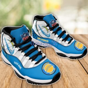 Los Angeles Chargers Air Jordan 11 Sneakers Custom Name Sport Team Shoes For Men And Women Product Photo 3
