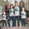Los Angeles Chargers Christmas Ugly Christmas Pajamas Set Family For Adult