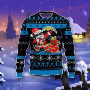 Los Angeles Chargers Santa Claus Ugly Christmas 3D Sweater Impressive Gift Product Photo 2