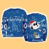 Los Angeles Dodgers MLB Snoopy and Woodstock Cute Personalized Number Christmas Ugly Sweater New Gift Limited Edition