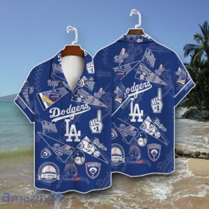 Los Angeles Dodgers Print Hawaiian Shirt Best Gift Product Photo 1