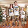 Los Angeles Rams Fall Ugly Christmas Family Pajamas Set For Adult