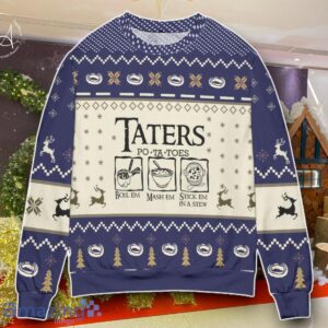 LOTR Taters Potatoes Ugly Christmas Sweatshirt Best Gift For Men And Women Product Photo 1
