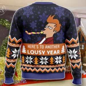 Lousy Year Futurama Ugly Christmas Sweater Best Gift For Men And Women Product Photo 2