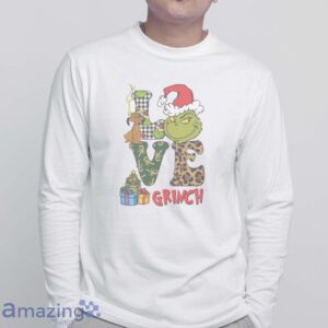 LOVE GRINCH SHIRT - Love Grinch Christmas T-Shirt, Love Christmas T-Shirt, Christmas Grinch Tshirt - White Sweatshirt