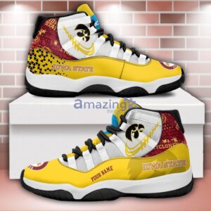 lowa State Cyclones Air Jordan 11 Sneakers Custom Name Sport Team Shoes For Men And Women Product Photo 1