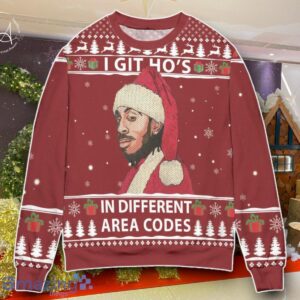 Ludacris I Got Ho’s In Different Area Codes Ugly Christmas Sweater Best Gift For Men And Women Product Photo 1