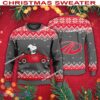 Mahindra Tractor Snoopy Driving A Car Christmas Sweater AOP Gift For Adult