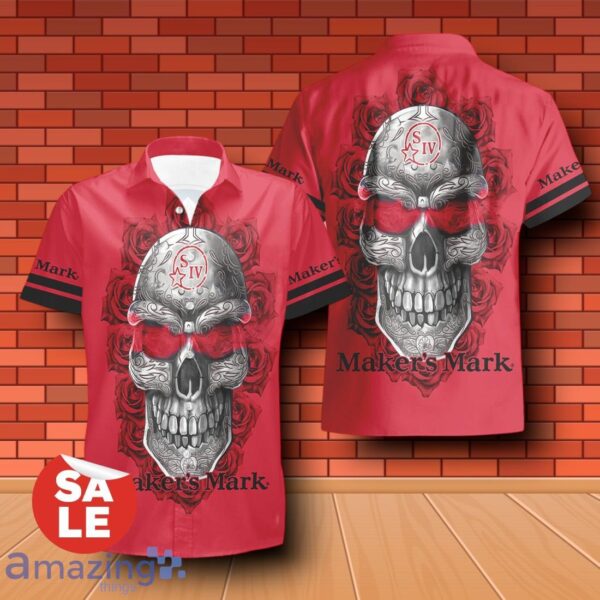 Maker's Mark Sukull Rose 3D Hawaiian Shirt & Shorts For Men Women Product Photo 2