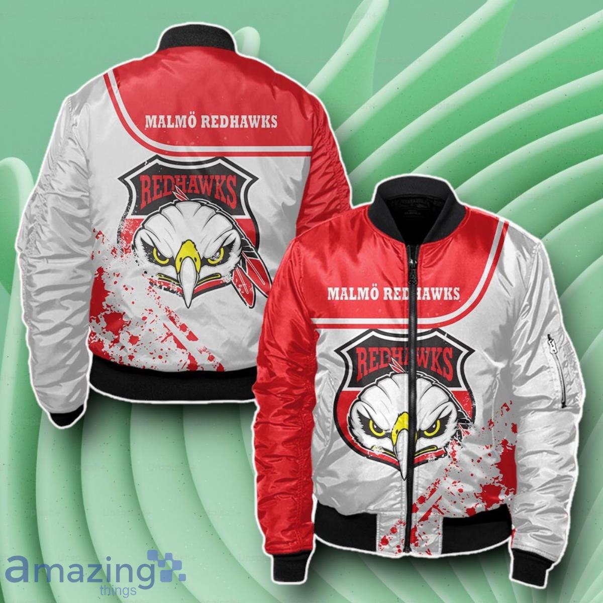 Malmo Redhawks Bomber 3D Beautiful Gift For Everyone image Malmo Redhawks Bomber 3D Beautiful Gift For Everyone Product Photo 1