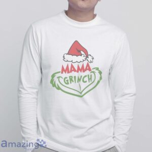MAMA GRINCH SWEATSHIRT - Grinchy Mama Christmas Sweatshirt - White Sweatshirt