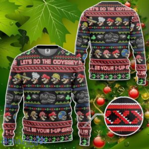 Mario Ugly Christmas Custom Ugly Sweater Impressive Gift image Mario Ugly Christmas Custom Ugly Sweater Impressive Gift Product Photo 2