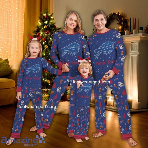 Matching Diamond Logo Buffalo Bill Christmas Pajamas Set Family For Men Women Kids - Matching Diamond Logo Buffalo Bill Christmas Pajamas Set Family For Men Women Kids