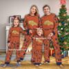 Matching Gold Logo Denver Bronco Christmas Pajamas Set Family For Adults