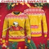 Mcdonald’s Snoopy Driving A Car Christmas 3D Sweater Gift For Adult