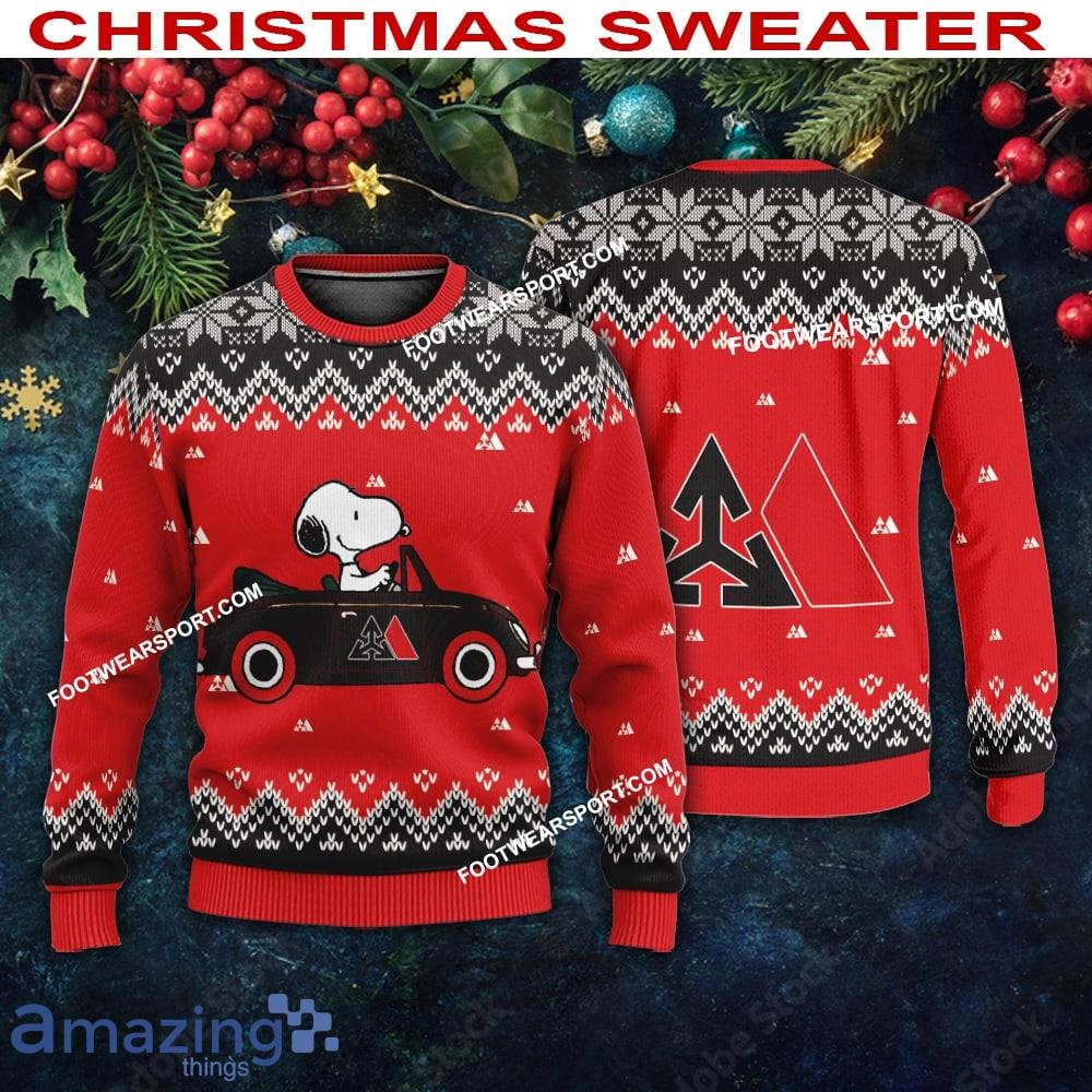 MCLANE Snoopy Driving A Car Xmas Sweater AOP Gift Holidays image MCLANE Snoopy Driving A Car Xmas Sweater AOP Gift Holidays - MCLANE Snoopy Driving A Car Xmas Sweater AOP Gift Holidays