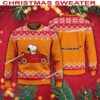 McLaren Car Racing Snoopy Driving A Car Christmas Sweater For Men Women
