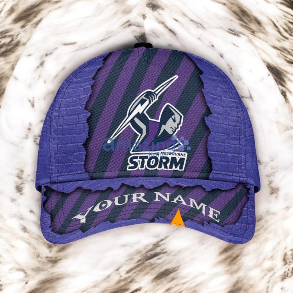 Melbourne Storm Personalized NRL Classic Classic Cap 3D For Fan image Melbourne Storm Personalized NRL Classic Classic Cap 3D For Fan Product Photo 1