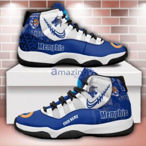 Memphis Tigers Air Jordan 11 Sneakers Custom Name Sport Team Shoes For Men And Women Product Photo 1